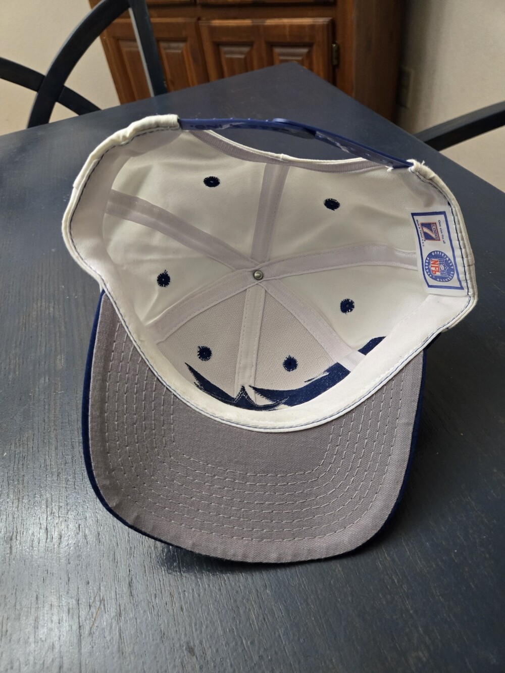 Vintage Dallas Cowboys Hat Cap Snap Back One Size NFL Football Sharktooth Logo 7 - Picture 2 of 5